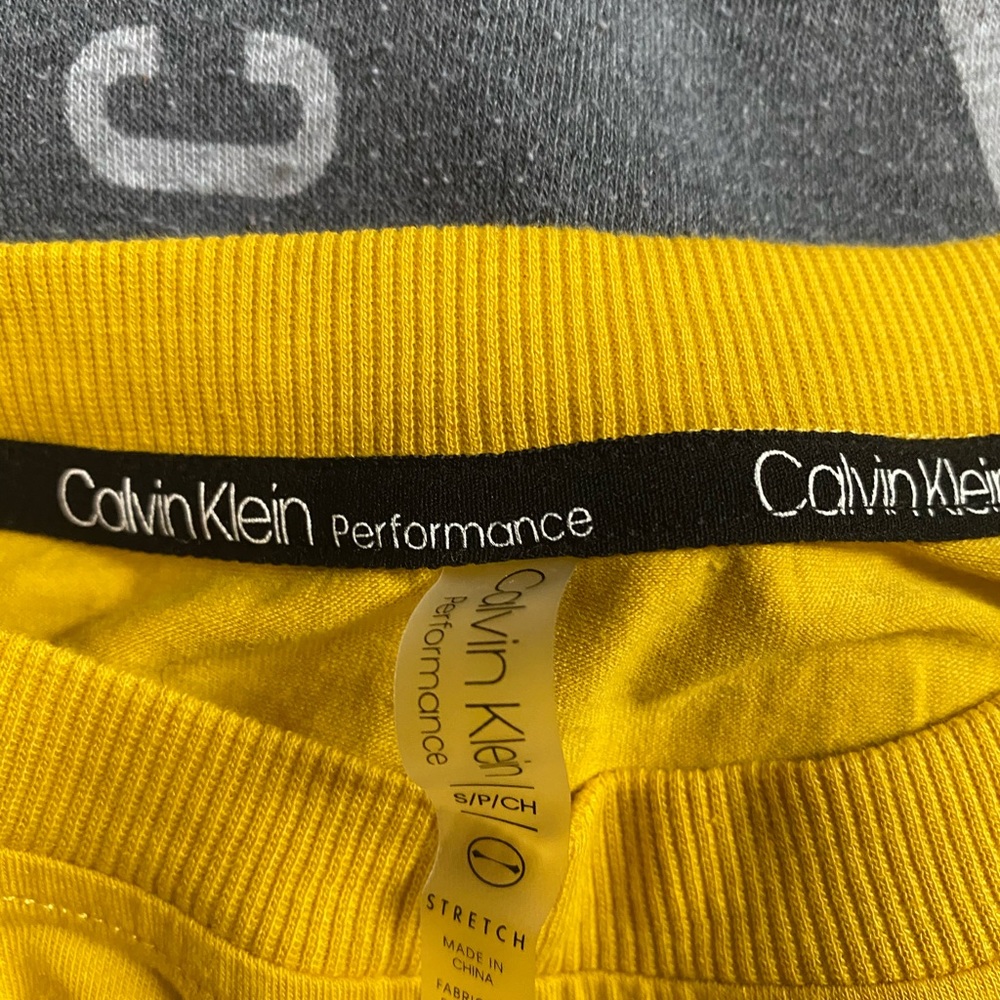 Calvin Klein long sleeve crop top